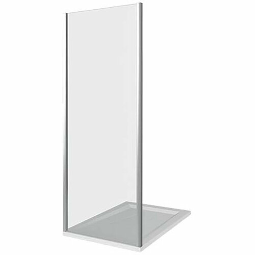 Душевая стенка Good Door Altair SP-80-C-CH 80 профиль Хром стекло прозрачное душевая стенка good door jazze sp 100 c g 100 профиль золото стекло прозрачное