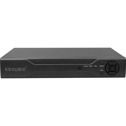Гибридный 4-канальный мультиформатный видеорегистратор с поддержкой HDMI 4k и облачным доступом SECTEC ST-AHD5004-4KN-OZ