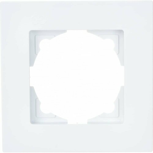 Рамка GUNSAN 1 пост Eqona белый 16401100-000140 459₽