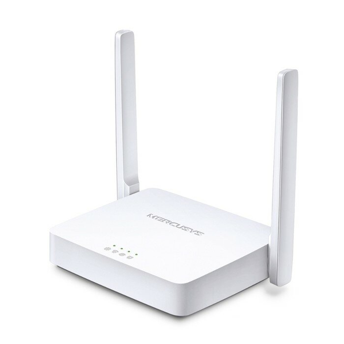 Mercusys Wi-Fi роутер Mercusys MW301R, 100 Мбит/с, 2 порта 100 Мбит/с, белый