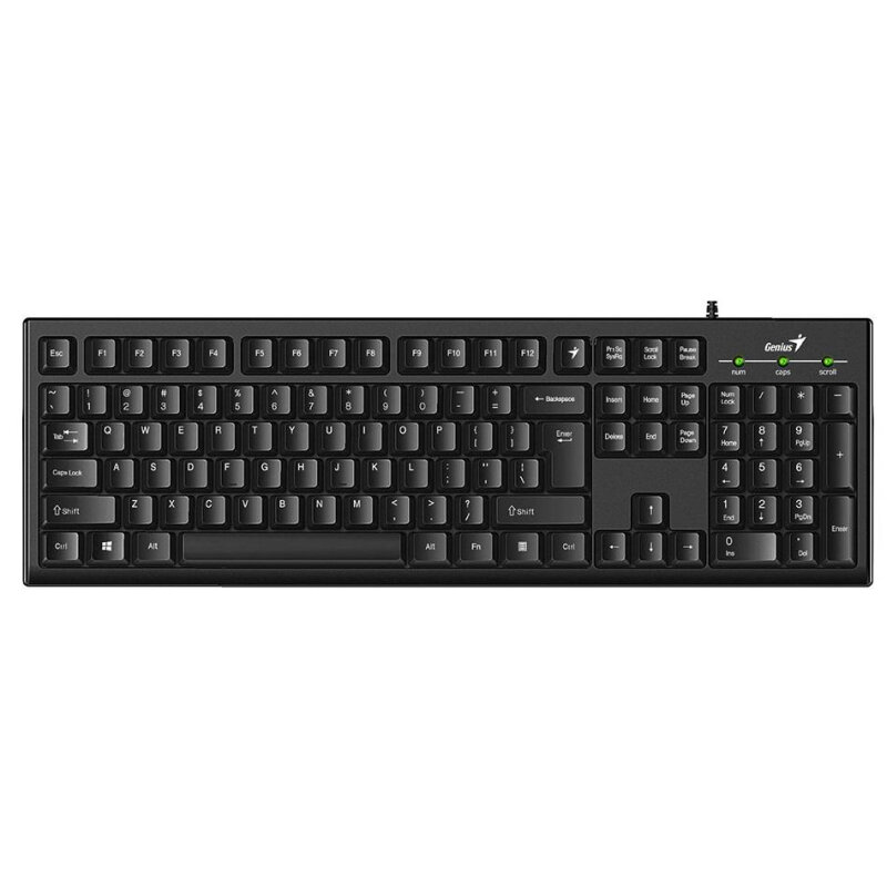 Клавиатура Genius SlimStar 100, USB, 1.5 м. черный