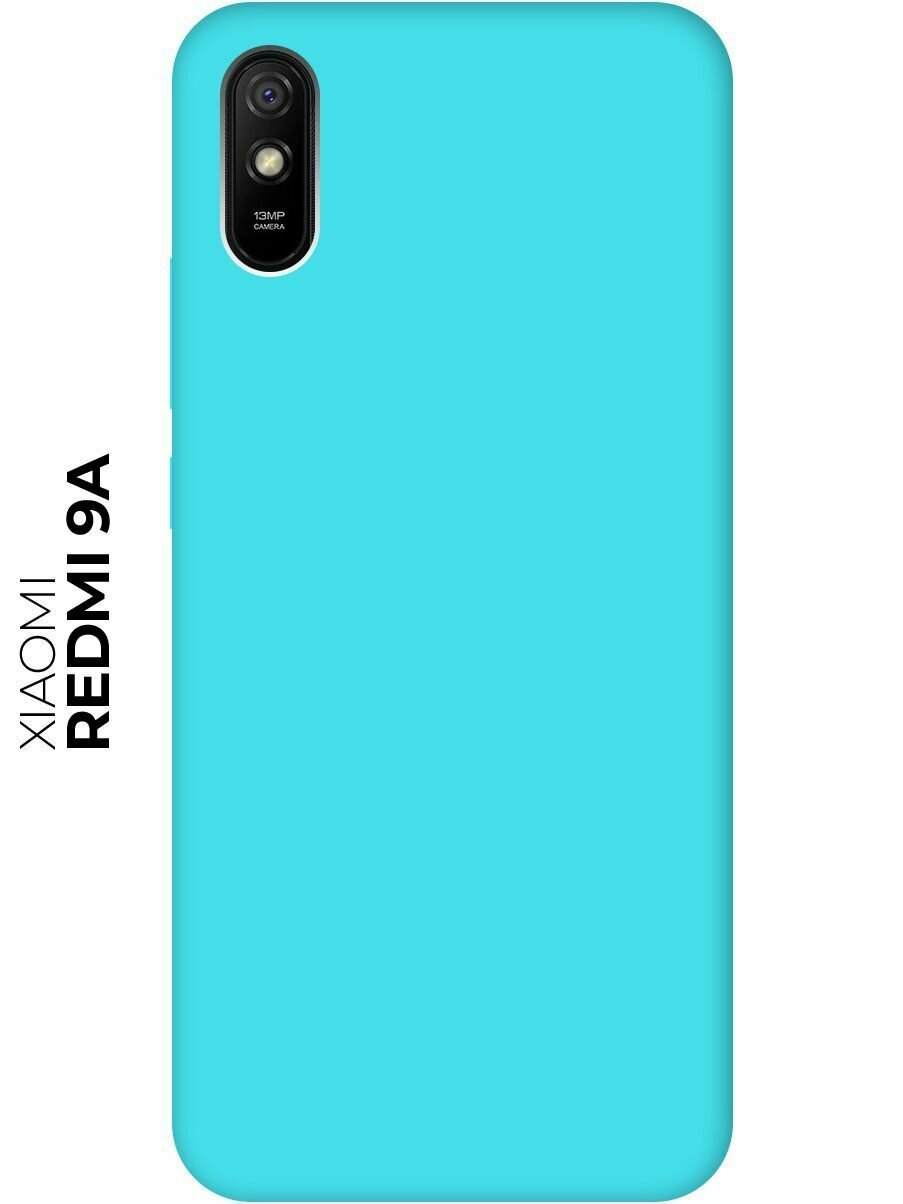 Чехол - накладка Soft Sense для Xiaomi Redmi 9A мятный