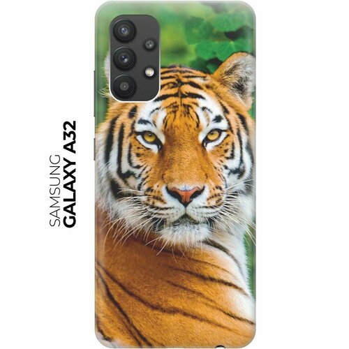 Чехол - накладка ArtColor для Samsung Galaxy A32 с принтом Портрет тигра чехол накладка artcolor для samsung galaxy a31 с принтом портрет тигра