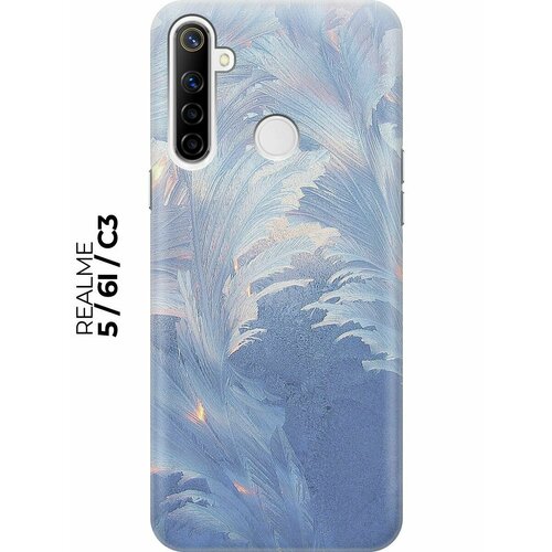 RE: PA Чехол - накладка ArtColor для realme 5 / 6i / C3 с принтом Изморозь re pa чехол накладка artcolor для realme 5 6i c3 с принтом котёнок на голубом