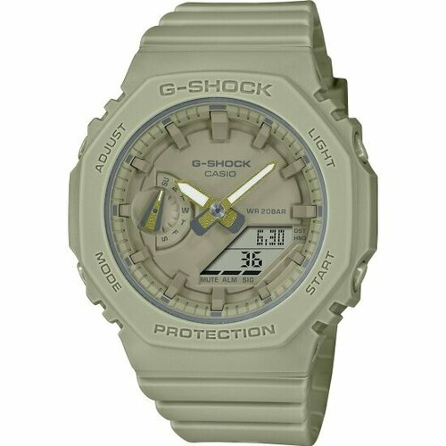 Наручные часы CASIO G-Shock GMA-S2100BA-3A, серый наручные часы casio g shock gma s2100ba 3a хаки серый