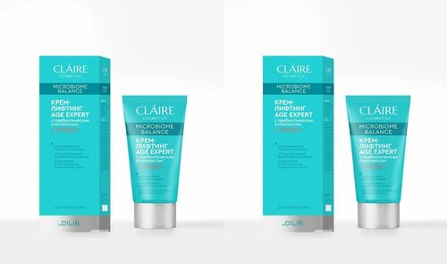 Claire Cosmetics Крем-лифтинг Microbiome Balance Age Expert, для зрелой кожи, 50 мл, 2 шт