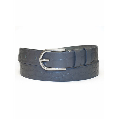 фото Ремень sergio manetti, размер 115-125, серый