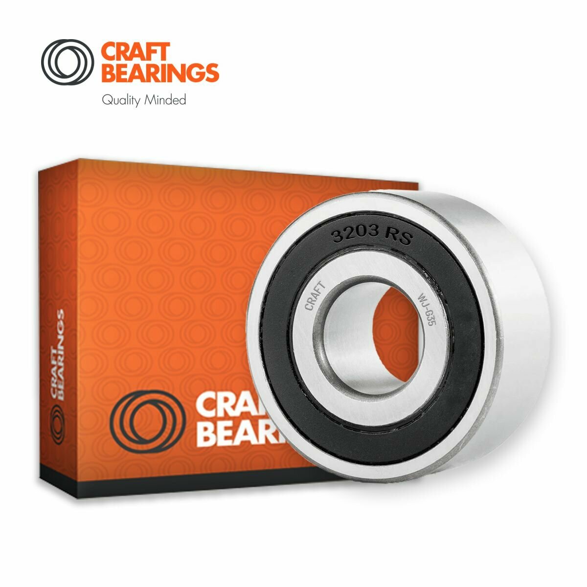 Подшипник 3203-2RS (3056203-2RS) CRAFT BEARINGS