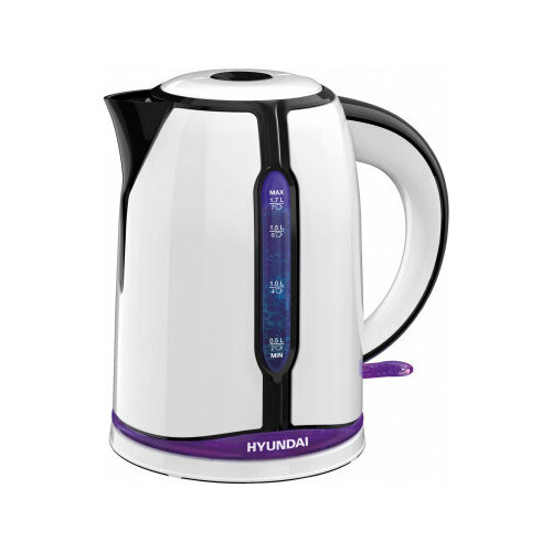 Чайник электрический Hyundai HYK-P3405 17л 2200Вт белыйчерный корпус пластик 146100₽