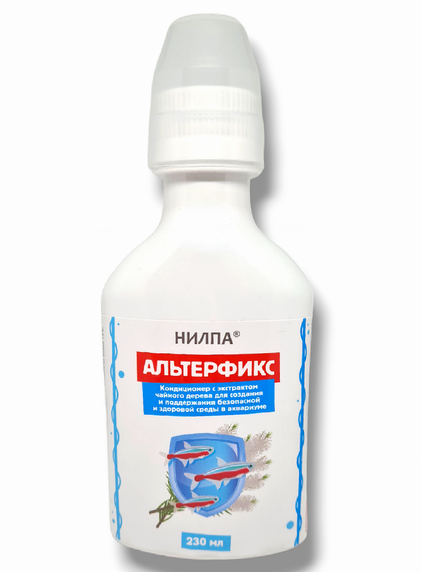 Кондиционер нилпа "Альтерфикс", для создания и поддержания безопасной и здоровой среды в аквариуме , 230 мл