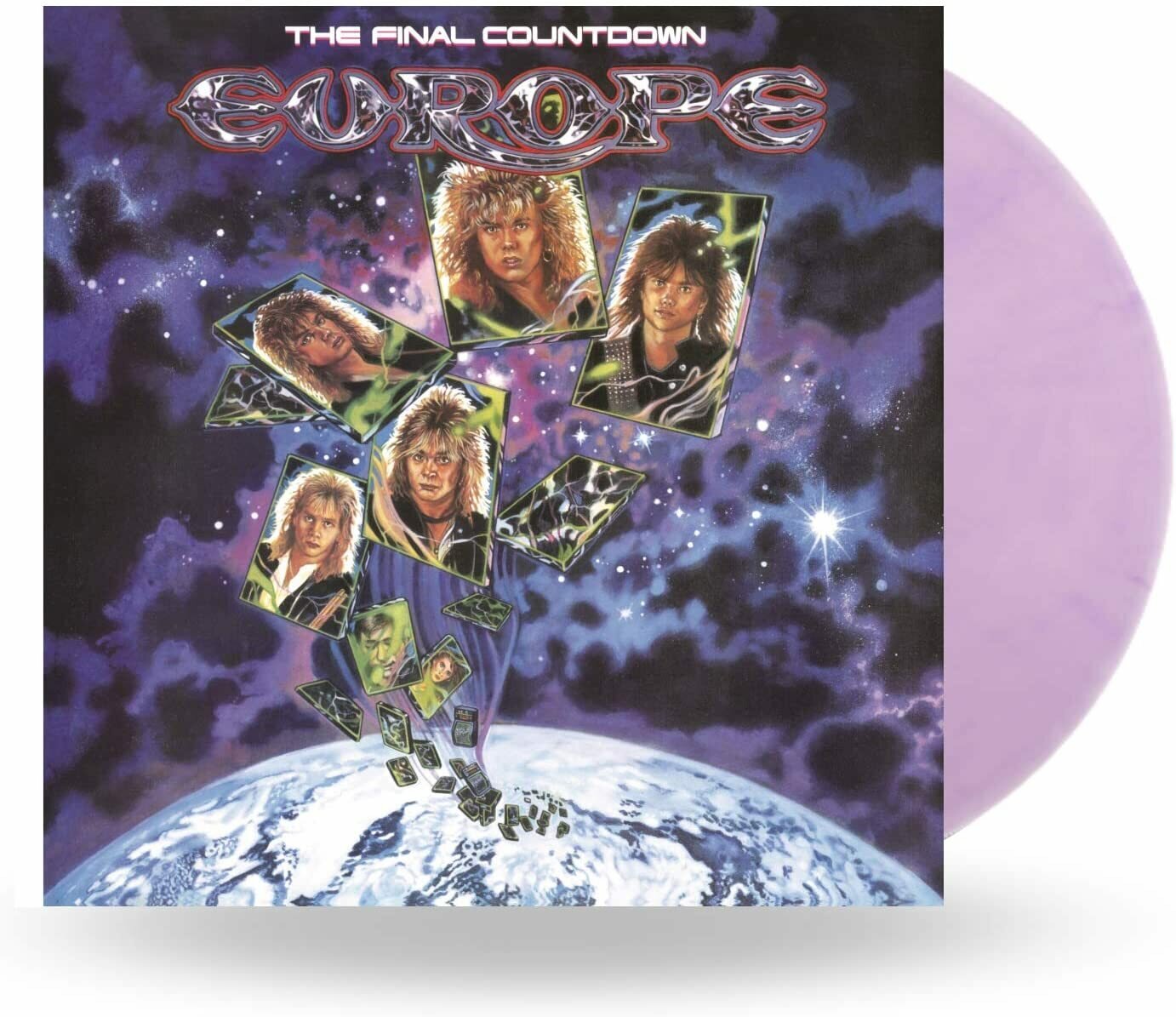 Виниловая пластинка EUROPE - THE FINAL COUNTDOWN . 1 LP (Red & Purple Vinyl)