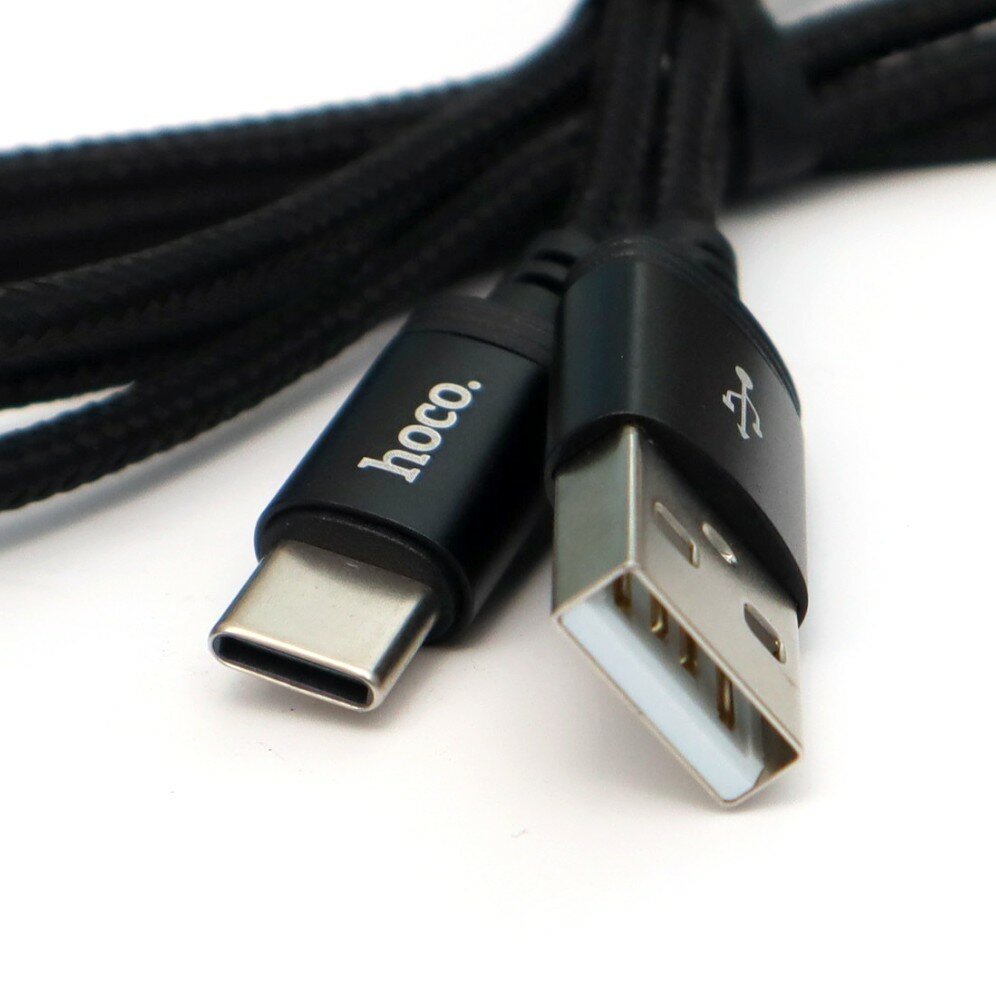 Кабель Hoco X89 USB - Type-C, 1 м, 1 шт, черный