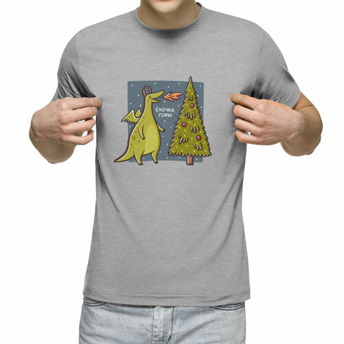 фото Футболка us basic, размер 2xl, серый