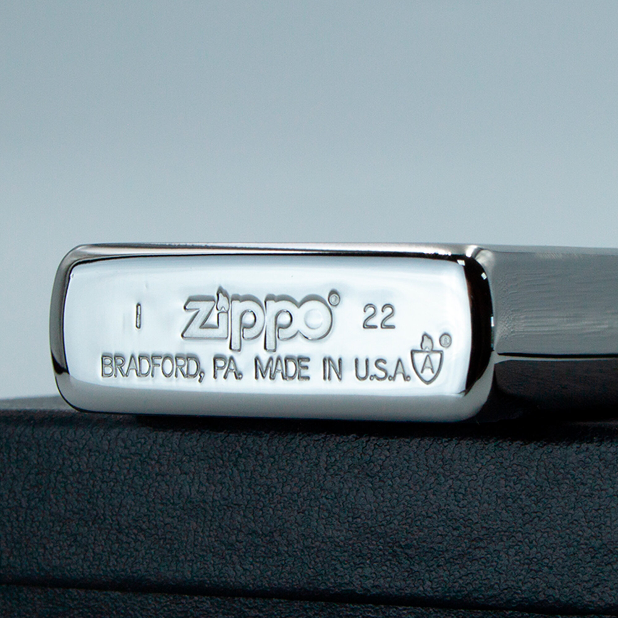 Зажигалка бензиновая Zippo Armor Хром с гравировкой Беломорканал - фотография № 4