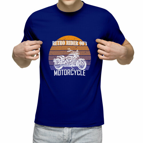 фото Футболка us basic, размер s, синий