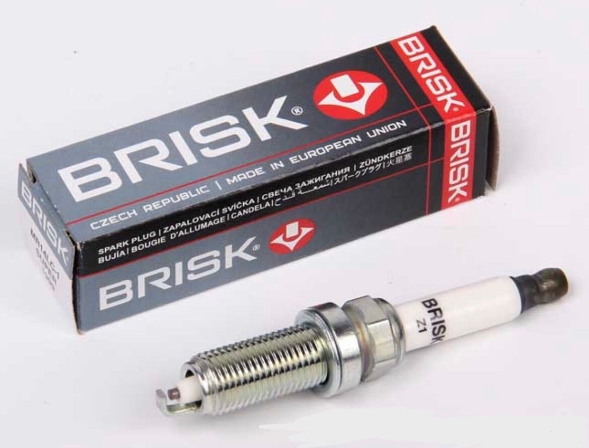 Свечи зажигания BRISK MR14LC-1 8кл 2190 Гранта Ларгус (двигатель 11182) 4