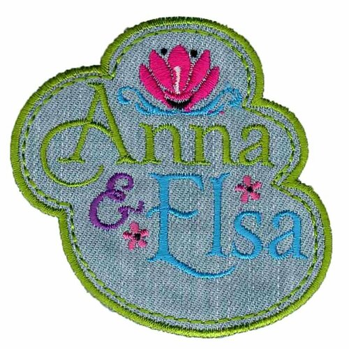 Термоаппликация HKM Anna & Elsa , 1 шт 22 х 13 см 0,125 cм HKM 34002/1SB