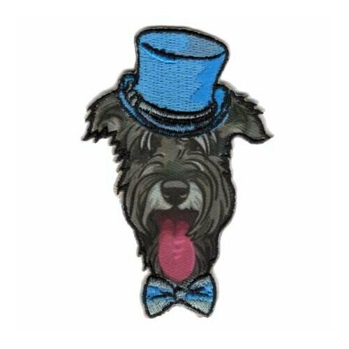 термоаппликация hkm schnauzer mit blauem hut 1 шт 8 5 х 5 см 0 125 см hkm 33143 1sb Термоаппликация HKM Schnauzer mit blauem Hut, 1 шт 8,5 х 5 см 0,125 см HKM 33143/1SB