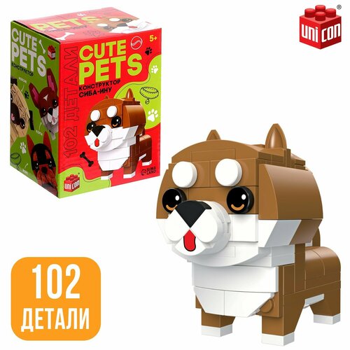 Конструктор Cute pets, Сиба-Ину, 102 детали