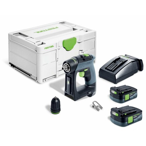 Аккумуляторная дрель-шуруповерт Festool CXS 12 25-Plus 5775600₽