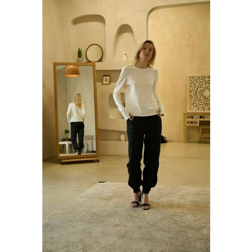 фото Брюки джоггеры edge, размер l, черный