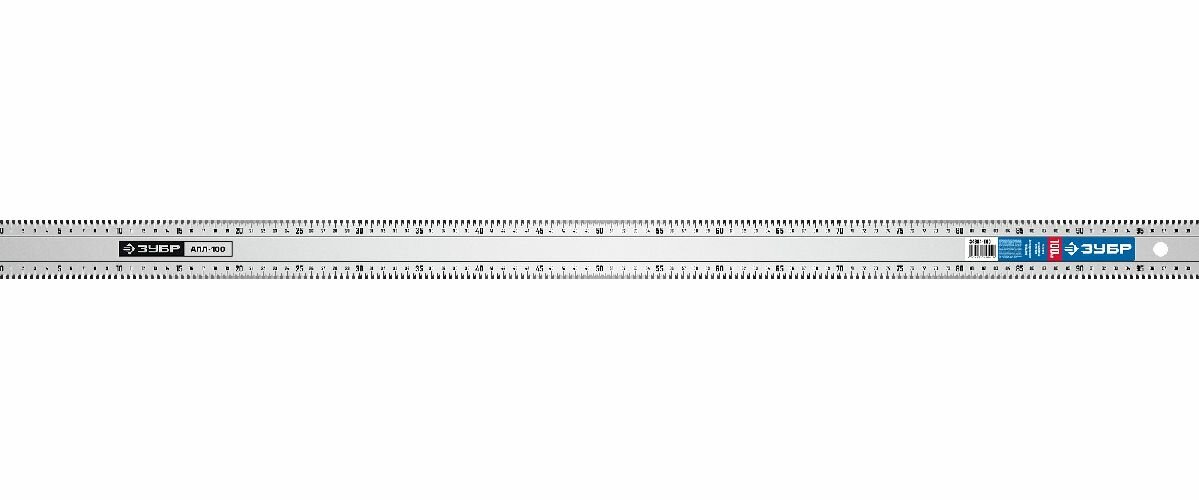 ЗУБР АПЛ, 1,0 м, усиленная алюминиевая линейка (34384-100) (34384-100)