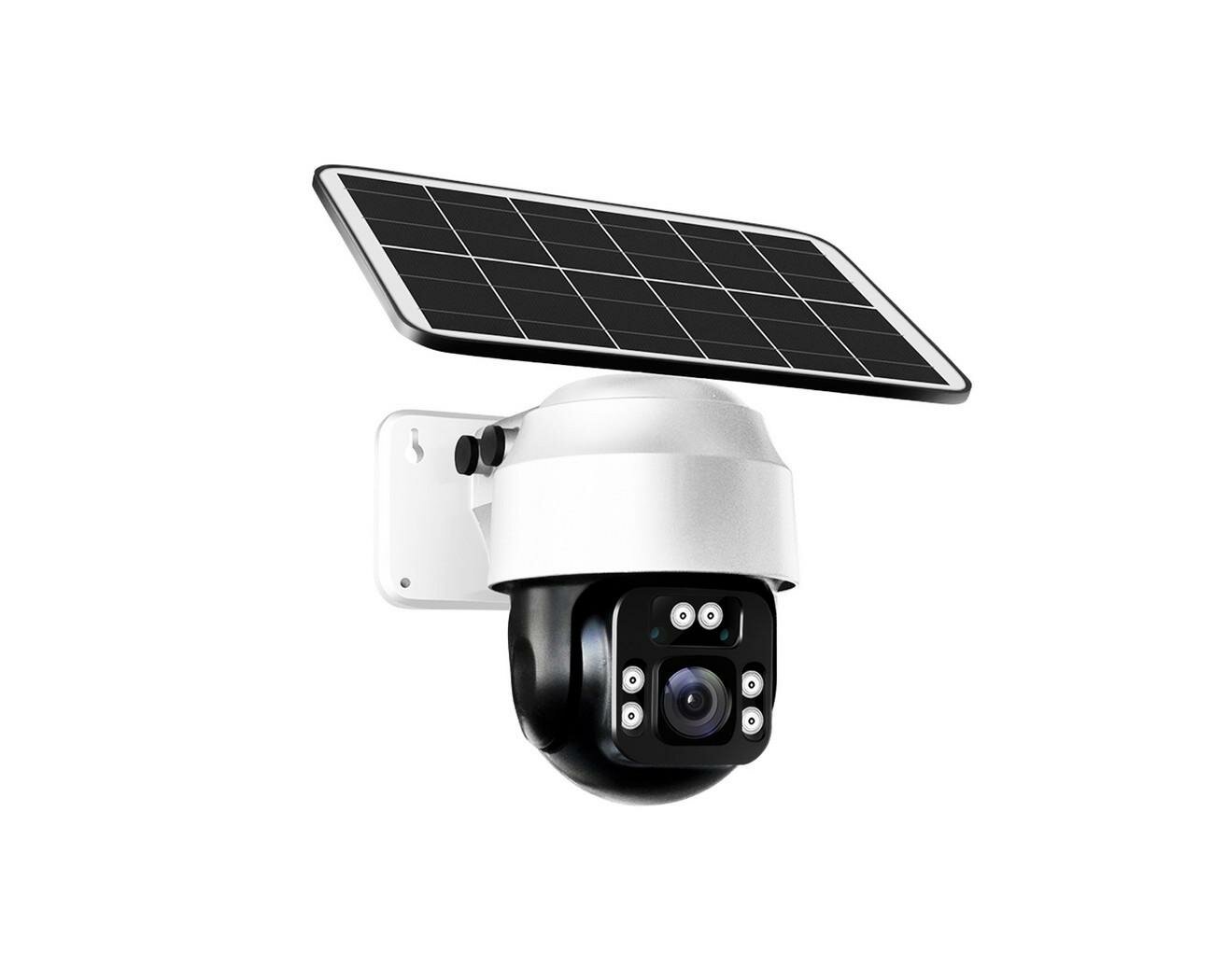 Уличная автономная поворотная 4G-камера с солнечной батареей Link Solar 02-4GS (4G, двусторонняя связь, датчик движения)