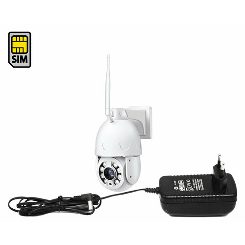 4G уличная IP-камера 8Mp ЛинкNC 910G 8G 20X-8MP RUS F1673EU купольная поворотная c 20-кратным оптическим зумом и автофокусом Запись на SD I 3197700₽