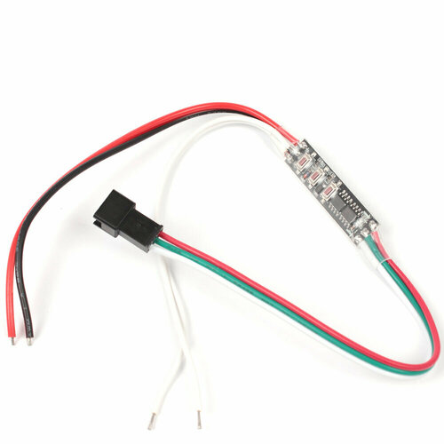 монохромный контроллер для светодиодной ленты и модулей beeled bldc 30 144wm 5 24 sc mini Контроллер MG2811 S380 (12-24V, 600pix, SPI, 3 кнопки, для одноцветной ленты)