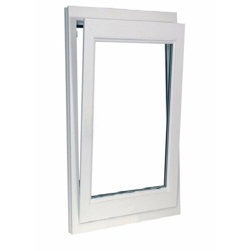 Окно пластиковое 1,4х0,8м, поворотно-откидное без сетки