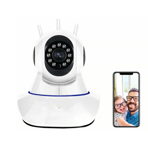 Беспроводная поворотная IP камера видеонаблюдения для помещения Видео-няня IP Camera P2P HD WIFI AUDIO 159000₽