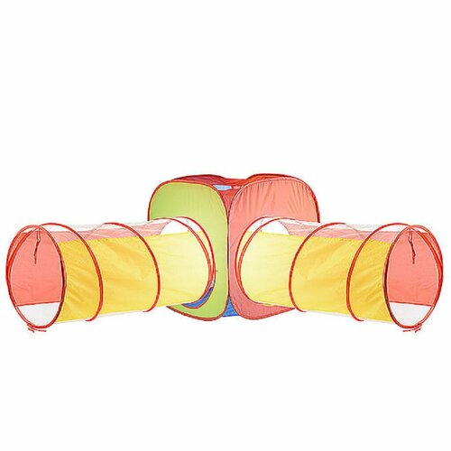 Детская палатка и 2 тоннеля, размер палатки 70х70х70 см, в пакете (JY1712-2)