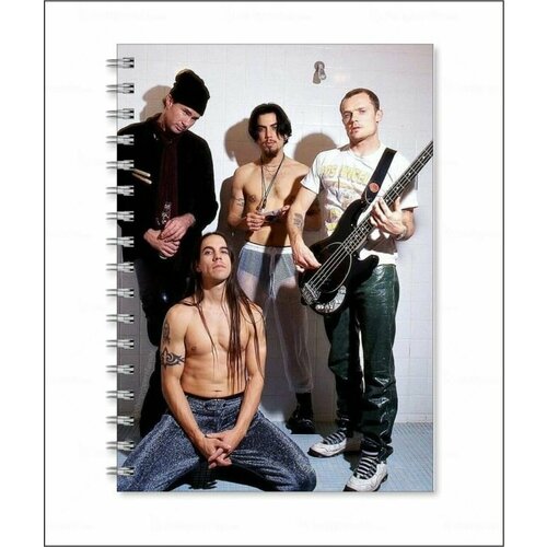 Тетрадь Red Hot Chili Peppers, Ред хот чили пепперс №7, А6 (10 на 15 см)