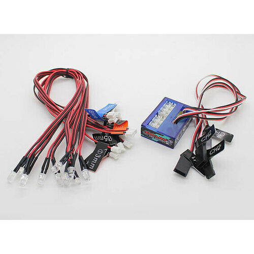 Cветодиодная система Turnigy Smart LED Car Lighting System Tamiya, Axial, Himoto, Sakura, Associated, HPI, Pilotage