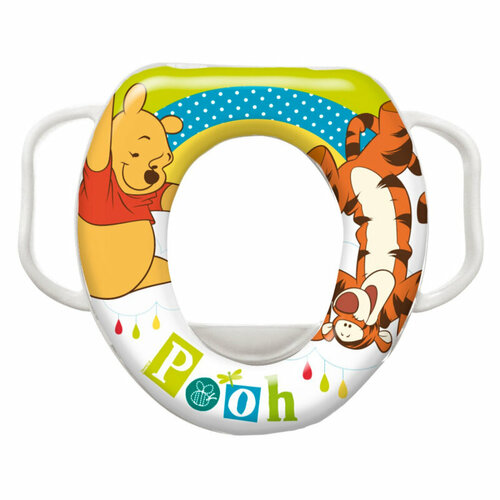 Мягкое сиденье на унитаз KEEEPER Disney olga Winnie The Pooh с ручками 35x30x5 см