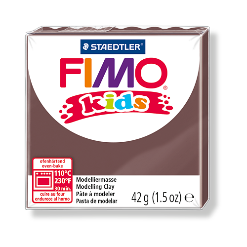 Полимерная глина для детей FIMO kids 7 (коричневый) 42г