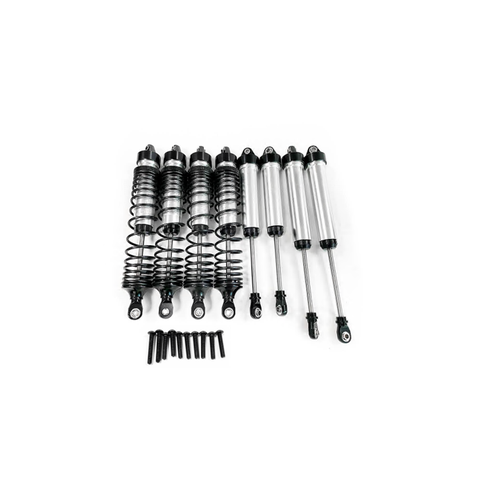 Запчасти для Traxxas Traxxas metal Front and Rear Shock set, silver-black color запчасти для traxxas traxxas запчасти toe links front black alum