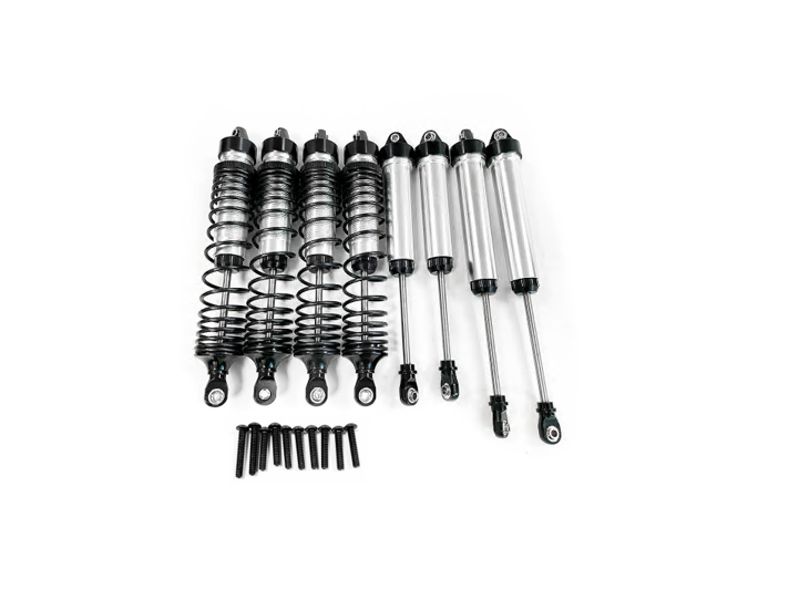 Запчасти для Traxxas Traxxas metal Front and Rear Shock set, silver-black color