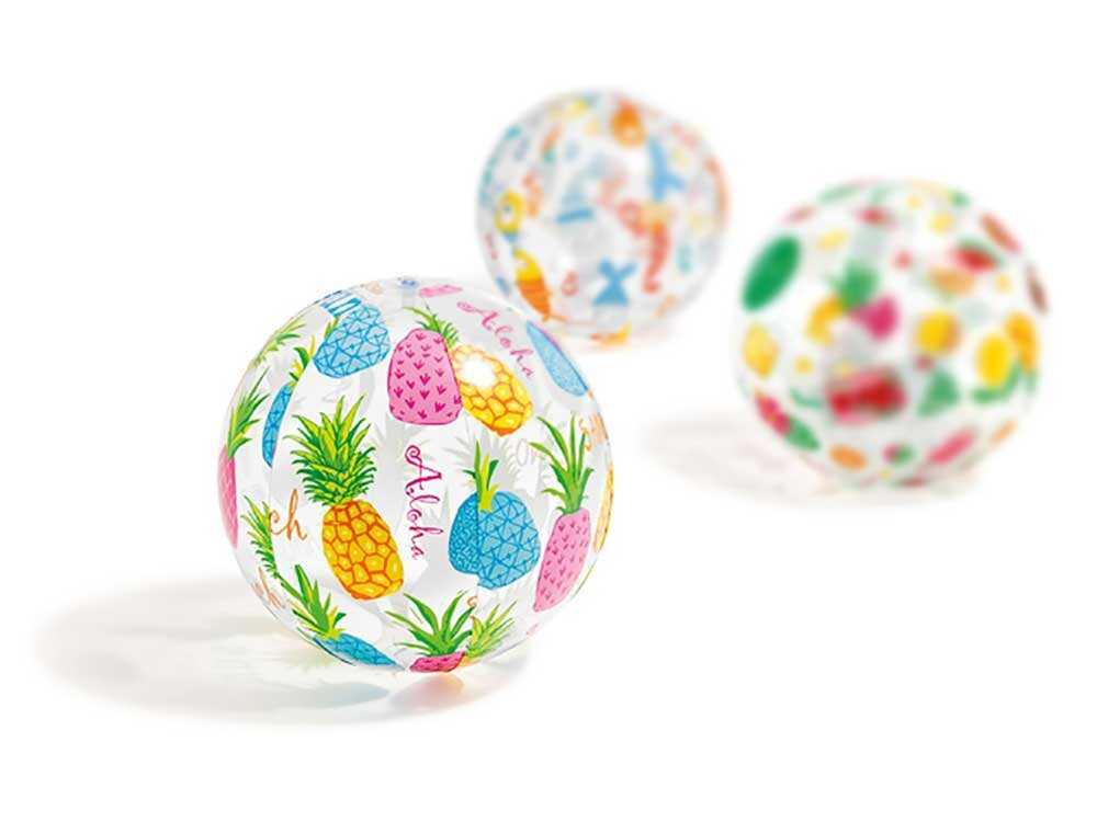 Надувной мяч Intex 59040NP Lively Print Ball (51см 3+) ананас