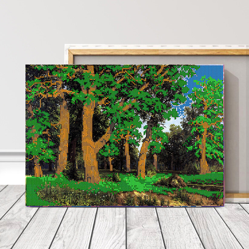 фото Алмазная мозаика на подрамнике Диамант 35*43.5 см