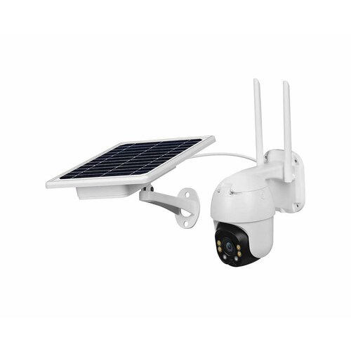 Уличная автономная поворотная Wi-Fi камера с солнечной батареей Link Solar 09-WiFi S1860RU двусторонняя связь поворотный механизм 1552700₽