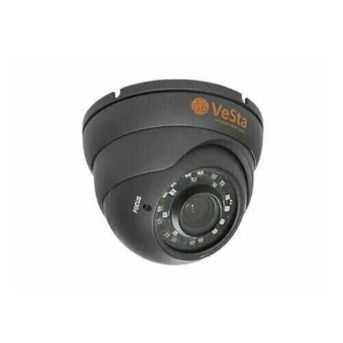 Видеокамера антивандальная VeSta VC-G441, 4 Мп, M108, f2.8, Титан, IR + встр. микрофон, 12 вольт