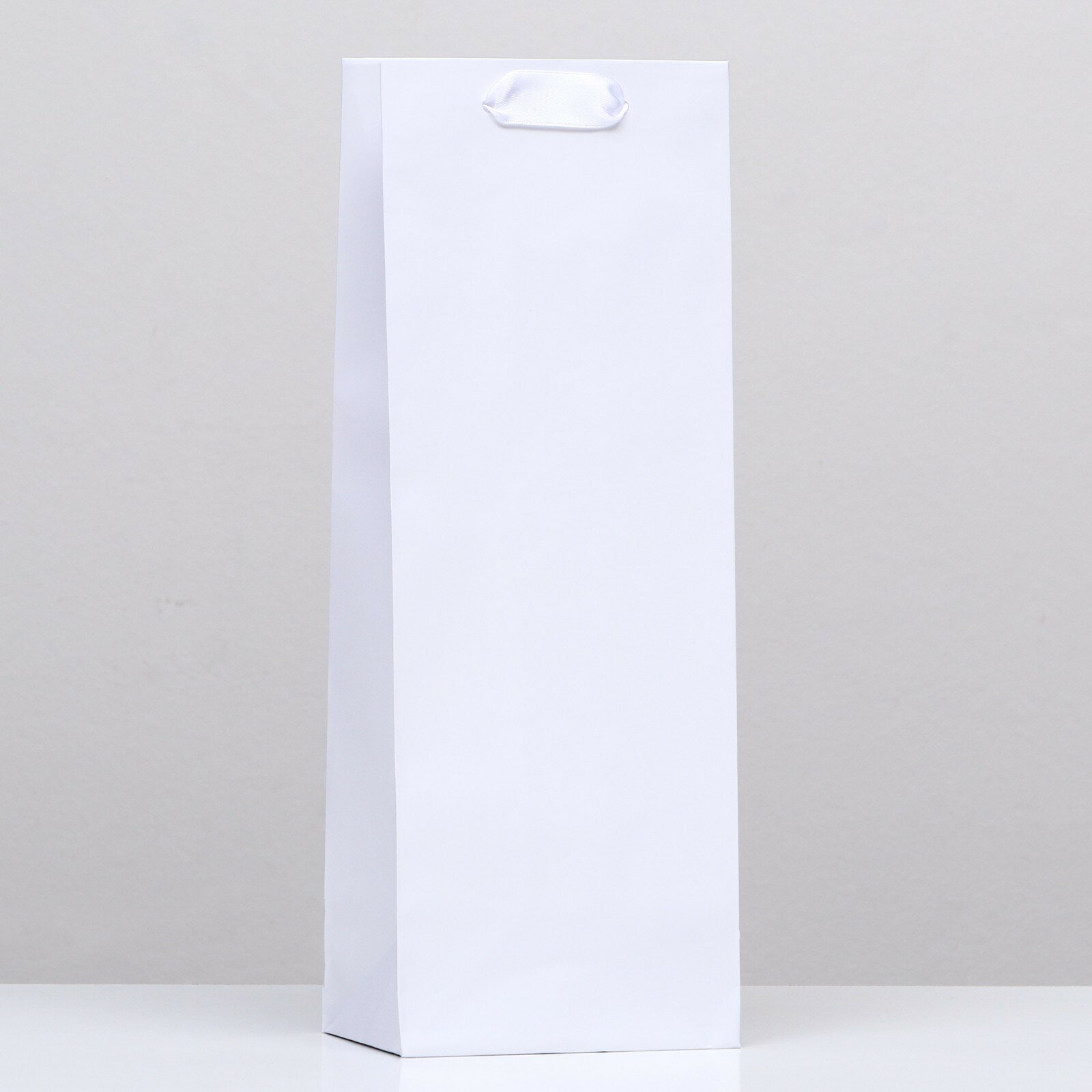 Пакет под бутылку «Белый» 13 x 36 x 10 см, 1 шт.