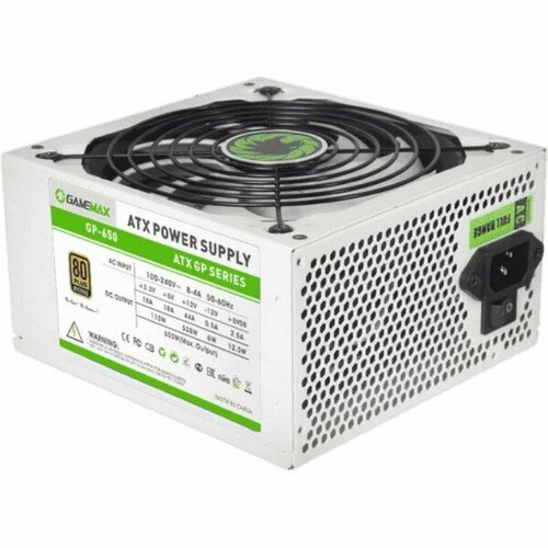 Блок питания GameMax GP-650 White ATX 650W 616300₽