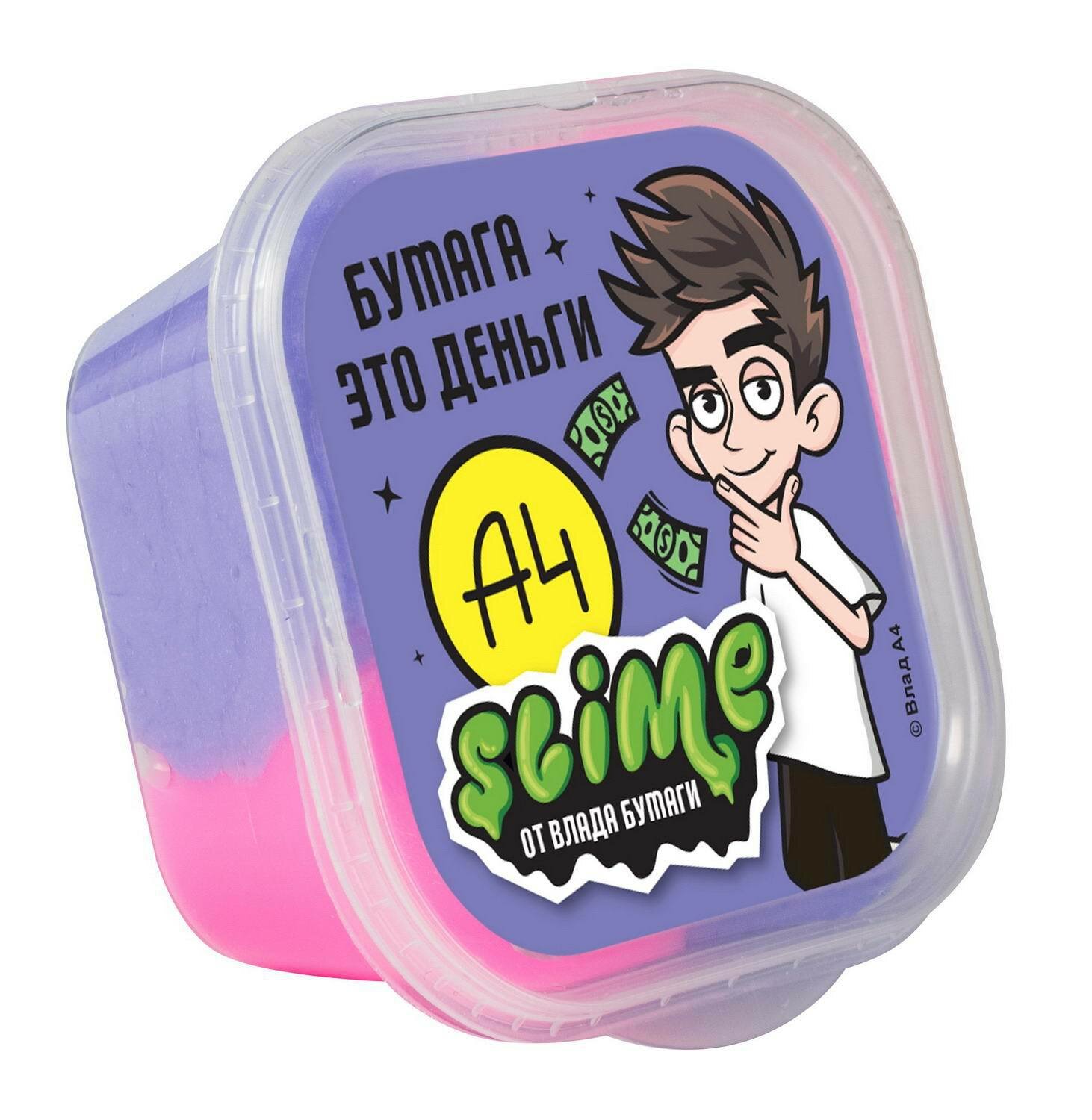 Слайм шоу-бокс Slime Влад А4 3 вида (12 шт в шоубоксе цена за 1 шт!) — фото 1