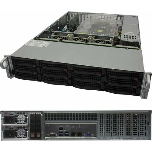 Сервер в корпусе высотой 2U Никс sS9500/pro2U S92472Ki Xeon Silver 4210R/128 ГБ/Aspeed AST2500