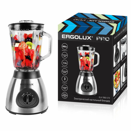 Блендер стационарный Ergolux со стеклянной чашей 267000₽