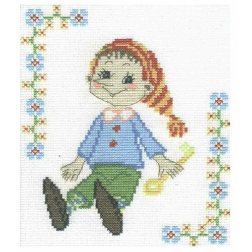 Набор для вышивания крестом машенька Буратино, 22*27см