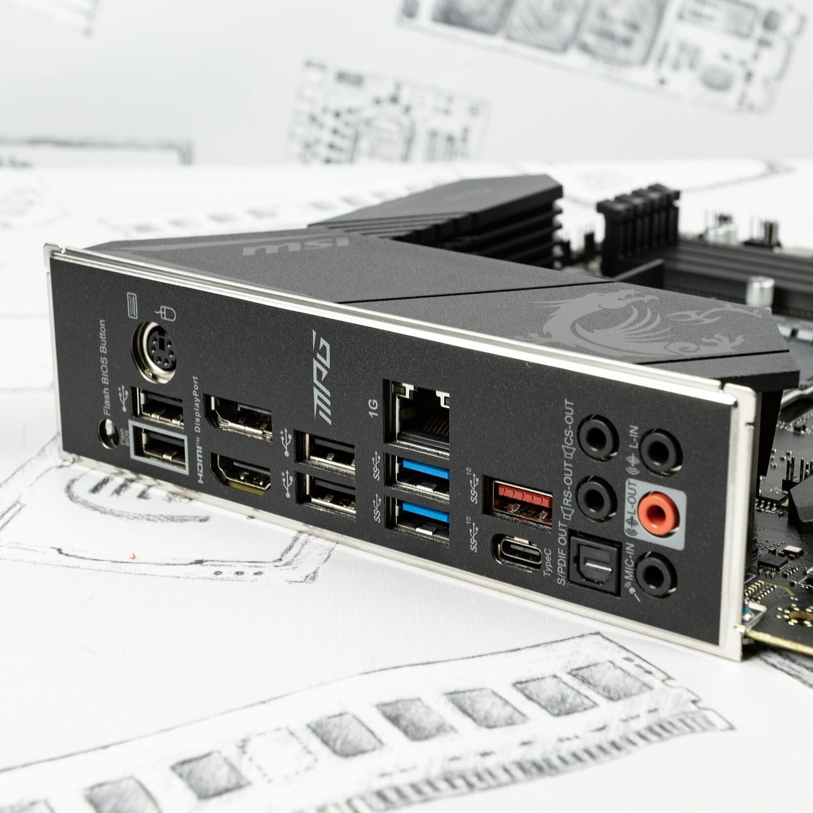 Материнская плата MSI MPG B550 GAMING PLUS - фотография № 19