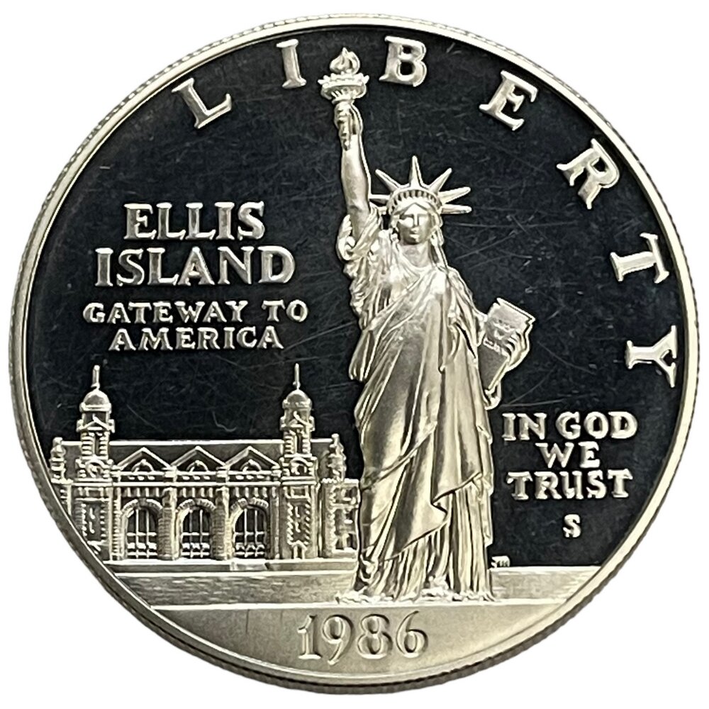 США 1 доллар 1986 г. (100 лет Статуе Свободы) (Proof)